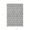 Homeroots 9' X 12' Gray And Light Gray Geometric Washable Indoor Outdoor Area Rug 596037 - alternate 8