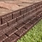 Rubberific RBFE4BN40 Brickface Landscape Edging, 48 in L, L, Rubber, Brown RBFE4BN6 - alternate 6
