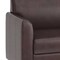 Flash Furniture HERCULES Diplomat Brown LeatherSoft Loveseat with Clean Line-Stitched Frame and Chrome Legs BT-827-2-BN-CHR-GG - alternate 9