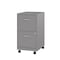 Space Solutions 14.25 in W 2 Drawer Mobile Vertical File Cabinet, Arctic Silver 16873 - alternate 12