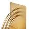 Homeroots Set of Two Gold Metal Geo Arch Decorative Bookends, 2PK 608681 - alternate 3