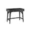 Homeroots 36" Black Solid Wood Writing Desk With Two Drawers 524096 - alternate 9