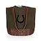 Picnic Time Family Of Brands NFL Indianapolis Colts - Coronado Canvas and Willow Basket Tote 203-00-140-144-2 - alternate 1