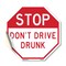 Signmission Stop Don't Drive Drunk, 10 Inch X 10 Inch, Vinyl Decal OC-D-10-296 - alternate 1