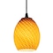 Access Lighting Brandy FireBird, Pendant, Oil Rubbed Bronze Finish, Amber Firebird Glass 28023-1C-ORB/AMBFB - alternate 5