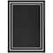 Homeroots 4' X 6' Black And Ivory Indoor Outdoor Area Rug 545488 - alternate 7