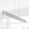 Jonathan Y Draper 40" Dimmable Adjustable Integrated LED Metal Linear Pendant, Brushed Aluminum JYL7019B - alternate 8