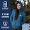 Gobi Heat Ridge Women's Heated Hoodie, Blue, M 728614 - alternate 5