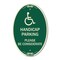 Signmission Handicap Parking - Please Be Considerate Wit, 12 In X 18 In Architectural, Heavy Gauge Aluminum A-OV-G-1218-23921 - alternate 1