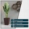 Leisuremod Serene Tapered Square Fiberstone & MgO Clay Planter with Cover, Weatherproof, No Assembly SP21BR - alternate 8