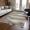 Homeroots 10' X 14' Taupe Beige And Ivory Abstract Washable Indoor Outdoor Area Rug 612556 - alternate 6