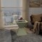 Leisuremod Azure 17 in Modern Round Fiberstone Side Table, Weather-Resistant, Fully Assembled AST17OG - alternate 8