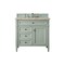 James Martin Vanities Brittany 36" Single Vanity, Sage Green, w/ 3 CM Tajnar Eclos Top 650-V36-SGR-3TJR - alternate 1