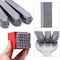 Neiko Number and Letter Punch Set with Heat-Treated Steel Punches, 5/16", 8MM Shaft, 36 Pc Stamp Set 02625A - alternate 6