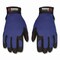 Mcr Safety Clarino Synthetic Leather Palm Mechanics Gloves, Blue/Black, X-Large, Pair 900XL - alternate 3