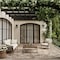 Homeroots 6' X 9' Brown And Ivory Palm Leaf Indoor Outdoor Area Rug 550159 - alternate 7