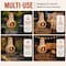 Vintiquewise Outdoor Clay Chiminea Fireplace Sun Design Wood Burning Fire Pit with Metal Stand, Terra Cotta QI004631.TC - alternate 5