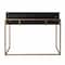Homeroots 46" Black And Gold Writing Desk 402050 - alternate 8