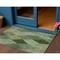 Homeroots 3' X 5' Green Mint Green And Sage Argyle Washable Indoor Outdoor Area Rug 613687 - alternate 1