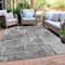 Homeroots 10' X 14' Gray And Charcoal Geometric Washable Indoor Outdoor Area Rug 594556 - alternate 6