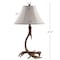 Jonathan Y Antler 27.5" Rustic Resin LED Table Lamp, Brown JYL6305A - alternate 6