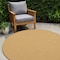 Homeroots 6' Yellow Indoor Outdoor Area Rug 522597 - alternate 1