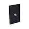 Newhouse Hardware Black TV Cable Wall Plate TVP-BK-01 - alternate 3