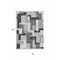Homeroots 8' X 10' Silver Ivory And Charcoal Geometric Washable Indoor Outdoor Area Rug 613244 - alternate 7