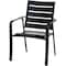 Hanover Cortino All-Weather Commercial-Grade Aluminum Slatted Dining Chair CORTDNCHR-1GM - alternate 1
