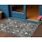 Homeroots 3' X 5' Black Ivory And Gray Oriental Washable Indoor Outdoor Area Rug 598022 - alternate 1
