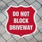 Signmission Driveway Shield Sign Do Not Block Drivew, 6 inch X 6 inch, Plastic Sign, 2PK SHI-P-2PACK-6-378 - alternate 6