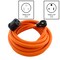 Ac Works STW Extension Cord, 8 AWG, Indoor/Outdoor, 8/3, 1 Outlets, 6-50R, Orange, PVC, 6-50P, 25ft WD650PR-025 - alternate 4