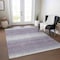 Homeroots 9' X 12' Lavender And Ivory Abstract Washable Indoor Outdoor Area Rug 599986 - alternate 7