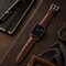 Elegani Alligator-Embossed Leather Band Compatible with Apple Watch 41mm, Brown, Rose Gold Buckle LATPAM-BRN-RGD-41 - alternate 4