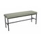 Bfm Seating Meghan 2-Seat Bolt-Down Bench, Grade 4 Upholstered Seat - Steel Frame - Sand Black Finish JS337MWH2178-SB - alternate 1