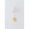 Hudson Valley Lighting Amina 6.25 in. Wall Sconce Aged Brass 6919-AGB - alternate 6