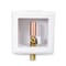 Everflow Icemaker Outlet Box W/ Hammer Arrester, 1/2'' Press, White ABS (Single) SB100-RH - alternate 6