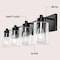 Jonathan Y Irving 27.75" 4-Light Seeded Glass/Iron Modern Contemporary LED Vanity Light, Black JYL7558B - alternate 10