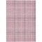 Homeroots 5' X 8' Blush Gray And Ivory Plaid Washable Indoor Outdoor Area Rug 601459 - alternate 6