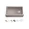 Kohler Riverby 35-3/4 undermount single-bowl farmhouse workstation kitchen sink Truffle 24564-PC-TRF - alternate 4