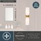 Vaxcel Shelby 2-Light Vanity Light, Natural Brass, Frosted Opal Glass, 5-In. Wide W0566 - alternate 9