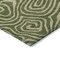 Homeroots 5' X 8' Olive Green And Light Green Abstract Washable Indoor Outdoor Area Rug 598987 - alternate 6