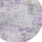 Homeroots 8' Lavender Gray And Ivory Round Abstract Washable Indoor Outdoor Area Rug 616875 - alternate 8