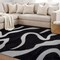 World Rug Gallery Distressed Stripe Pattern Shag Area Rug 5 ft x 7 ft Anthracite WR122ANTHRACITE5X7 - alternate 8
