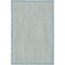 Homeroots 2' X 3' Aqua And Ivory Geometric Indoor Outdoor Area Rug 573876 - alternate 8