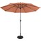 Pure Garden 9-Foot Outdoor Patio Umbrella, Orange 50-101-TC - alternate 5