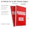 Signmission Parking Here, Plastic Signs Only 24 Inch x 36 Inch, Corrugated Plastic, 2PK CSB-2436-2PACK-Parking Here - alternate 2