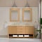 James Martin Vanities Solene 72" Double Vanity, Seaside Oak, w/ 3 CM Tajnar Eclos Top w/FreePower Wireless Charger D225-V72-SSO-FTJR - alternate 8