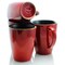Elama Harland 14 Ounce 6 Piece Luxe and Large Stoneware Dinner Mugs in Red EL-HARLAND-6PC-CUPS - alternate 7