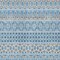 Homeroots 3' X 5' Sky Blue And Denim Blue Quatrefoil Washable Indoor Outdoor Area Rug 583240 - alternate 7
